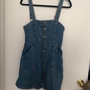 H&M Denim Pinafore Dress